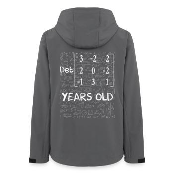 30e anniversaire 30 ans déterminant de matrice - Veste softshell femme recyclée Stanley/Stella - charbon - Dos - AI Model Female 172 light (172cm)