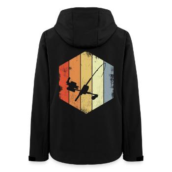 Vintage Angel - Women’s Recycled Softshell Jacket by Stanley/Stella - black - Back - AI Model Female 172 light (172cm)