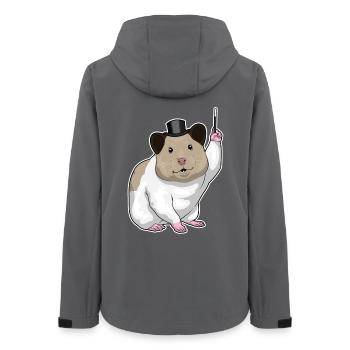 Baguette magique de hamster - Veste softshell femme recyclée Stanley/Stella - charbon - Dos - AI Model Female 172 light (172cm)