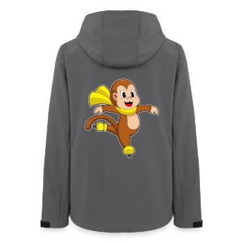 Patins à glace Monkey - Veste softshell femme recyclée Stanley/Stella - charbon - Dos - AI Model Female 172 light (172cm)