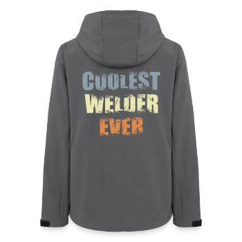 Soudeur cool - Veste softshell femme recyclée Stanley/Stella - charbon - Dos - AI Model Female 172 light (172cm)