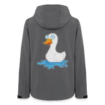 Lunettes de canard - Veste softshell femme recyclée Stanley/Stella - charbon - Dos - AI Model Female 172 light (172cm)