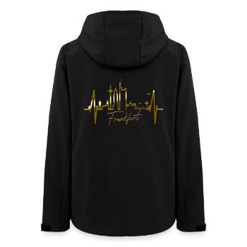 Francfort Skyline Herzschlag FFM Fan Liebe Hessen - Veste softshell femme recyclée Stanley/Stella - noir - Dos - AI Model Female 172 light (172cm)