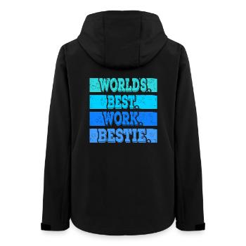 Le meilleur soutien émotionnel de la bête de travail au monde - Veste softshell femme recyclée Stanley/Stella - noir - Dos - AI Model Female 172 light (172cm)