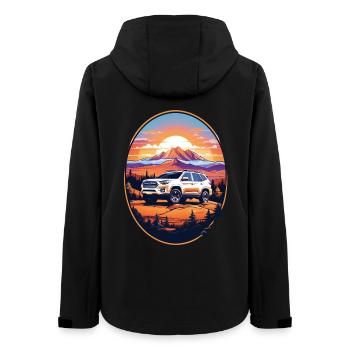 Off-road vehicle 4x4 - Women’s Recycled Softshell Jacket by Stanley/Stella - black - Back - AI Model Female 172 light (172cm)