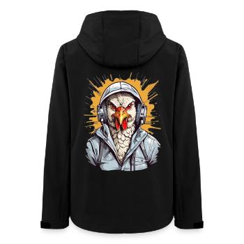 Chicken Skirt - Women’s Recycled Softshell Jacket by Stanley/Stella - black - Back - AI Model Female 172 light (172cm)