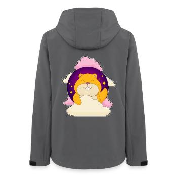 Nuages de hamster - Veste softshell femme recyclée Stanley/Stella - charbon - Dos - AI Model Female 172 light (172cm)