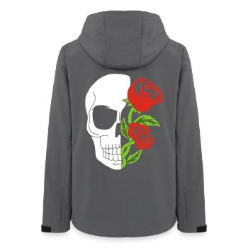 Leben nach dem Tod - Frauen Recycelte Softshelljacke von Stanley/Stella - Anthrazit - Hinten - AI Model Female 172 light (172cm)