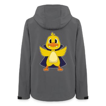 Duck Vampire - Women’s Recycled Softshell Jacket by Stanley/Stella - anthracite - Back - AI Model Female 172 light (172cm)