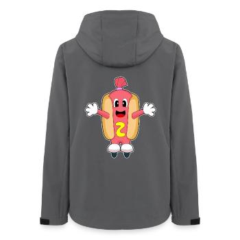 Hotdog Inline skating Inline skates - Frauen Recycelte Softshelljacke von Stanley/Stella - Anthrazit - Hinten - AI Model Female 172 light (172cm)
