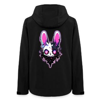 Kawaii Hase Cute Goth Bunny Grunge Gothik Outfit - Frauen Recycelte Softshelljacke von Stanley/Stella - Schwarz - Hinten - AI Model Female 172 light (172cm)