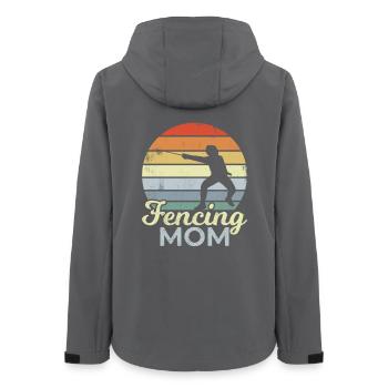 Fencer's Mother - Women’s Recycled Softshell Jacket by Stanley/Stella - anthracite - Back - AI Model Female 172 light (172cm)