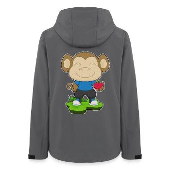 Pomme de singe - Veste softshell femme recyclée Stanley/Stella - charbon - Dos - AI Model Female 172 light (172cm)