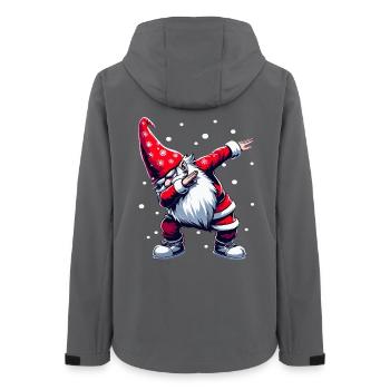 Dabbing Santa Claus Dab Santa Claus - Women’s Recycled Softshell Jacket by Stanley/Stella - anthracite - Back - AI Model Female 172 light (172cm)