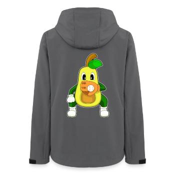 Avocado Baseball Baseball Glove Sports - Women’s Recycled Softshell Jacket by Stanley/Stella - anthracite - Back - AI Model Female 172 light (172cm)