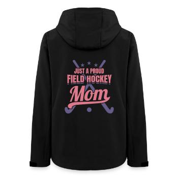 Hockey Mom - Women’s Recycled Softshell Jacket by Stanley/Stella - black - Back - AI Model Female 172 light (172cm)
