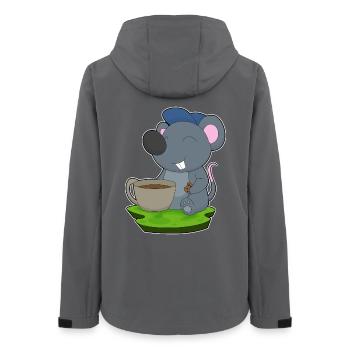 Tasse à café souris - Veste softshell femme recyclée Stanley/Stella - charbon - Dos - AI Model Female 172 light (172cm)