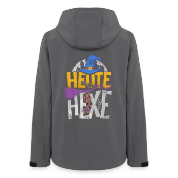 Karneval Kostüm Hexe lustiger Kostümersatz - Frauen Recycelte Softshelljacke von Stanley/Stella - Anthrazit - Hinten - AI Model Female 172 light (172cm)