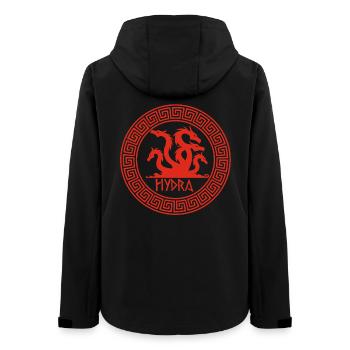 Red Hydra Symbol - Women’s Recycled Softshell Jacket by Stanley/Stella - black - Back - AI Model Female 172 light (172cm)