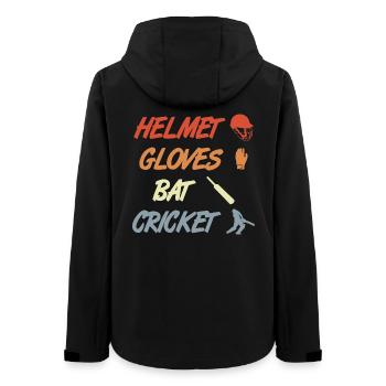 Dicton de cricket - Veste softshell femme recyclée Stanley/Stella - noir - Dos - AI Model Female 172 light (172cm)