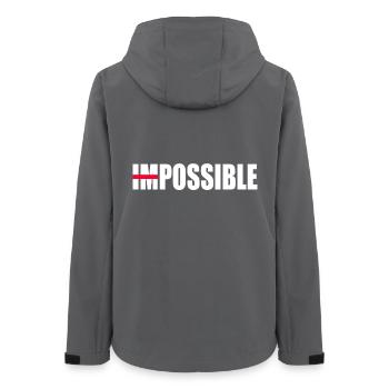 Une motivation pas impossible - Veste softshell femme recyclée Stanley/Stella - charbon - Dos - AI Model Female 172 light (172cm)