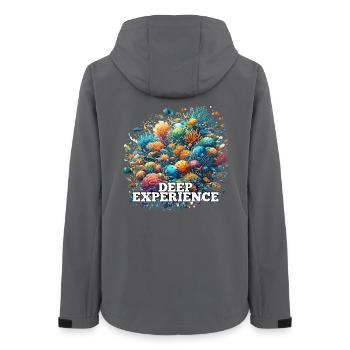 Tiefe Erfahrung Korallen Fische Geschenk - Frauen Recycelte Softshelljacke von Stanley/Stella - Anthrazit - Hinten - AI Model Female 172 light (172cm)