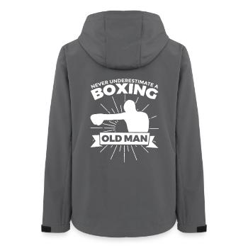 Boxen Großvater - Frauen Recycelte Softshelljacke von Stanley/Stella - Anthrazit - Hinten - AI Model Female 172 light (172cm)