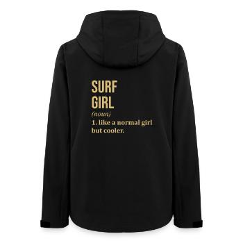 surfer - Veste softshell femme recyclée Stanley/Stella - noir - Dos - AI Model Female 172 light (172cm)