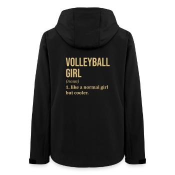 volley-ball - Veste softshell femme recyclée Stanley/Stella - noir - Dos - AI Model Female 172 light (172cm)