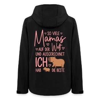So viele Mamas Beste Mama Baby Muttertag Geschenk - Frauen Recycelte Softshelljacke von Stanley/Stella - Schwarz - Hinten - AI Model Female 172 light (172cm)
