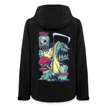 Monstres - Veste softshell femme recyclée Stanley/Stella - noir - Dos - AI Model Female 172 light (172cm)