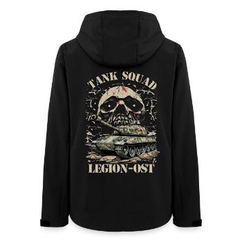Tank Squad Legion East - Women’s Recycled Softshell Jacket by Stanley/Stella - black - Back - AI Model Female 172 light (172cm)