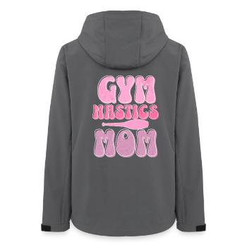 Gymnastik Mutter Turnen lustiger Spruch Mütter - Frauen Recycelte Softshelljacke von Stanley/Stella - Anthrazit - Hinten - AI Model Female 172 light (172cm)