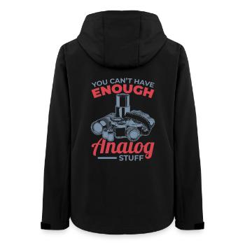 Vous ne pouvez pas avoir assez de trucs analogiques - Veste softshell femme recyclée Stanley/Stella - noir - Dos - AI Model Female 172 light (172cm)