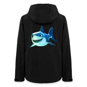 Requin Requin Requin Tigre Requin Requin Gris Grand Requin Blanc - Veste softshell femme recyclée Stanley/Stella - noir - Dos - AI Model Female 172 light (172cm)