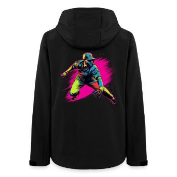 Joueur de baseball Steamwave - Veste softshell femme recyclée Stanley/Stella - noir - Dos - AI Model Female 172 light (172cm)