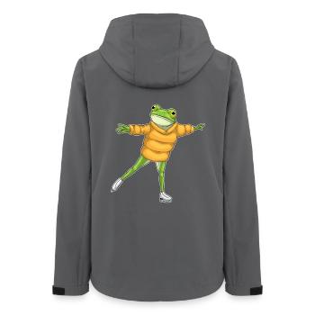 Patins à glace Frog - Veste softshell femme recyclée Stanley/Stella - charbon - Dos - AI Model Female 172 light (172cm)