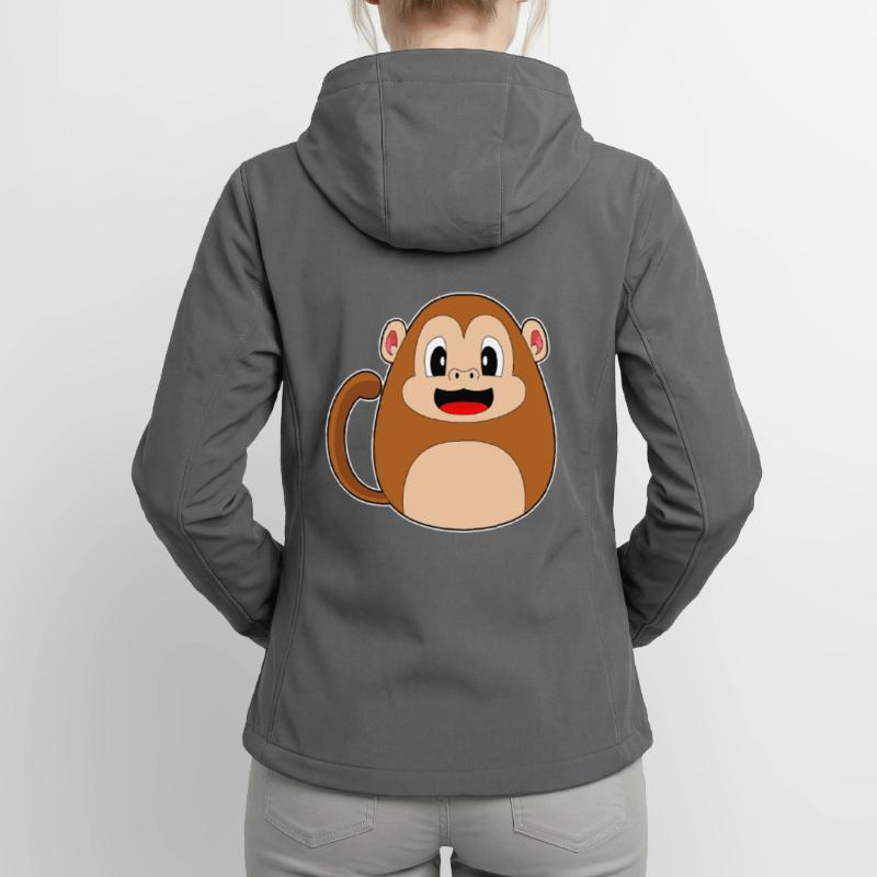 Monkey Easter Easter Egg Women’s Recycled Softshell Jacket by Stanley/Stella