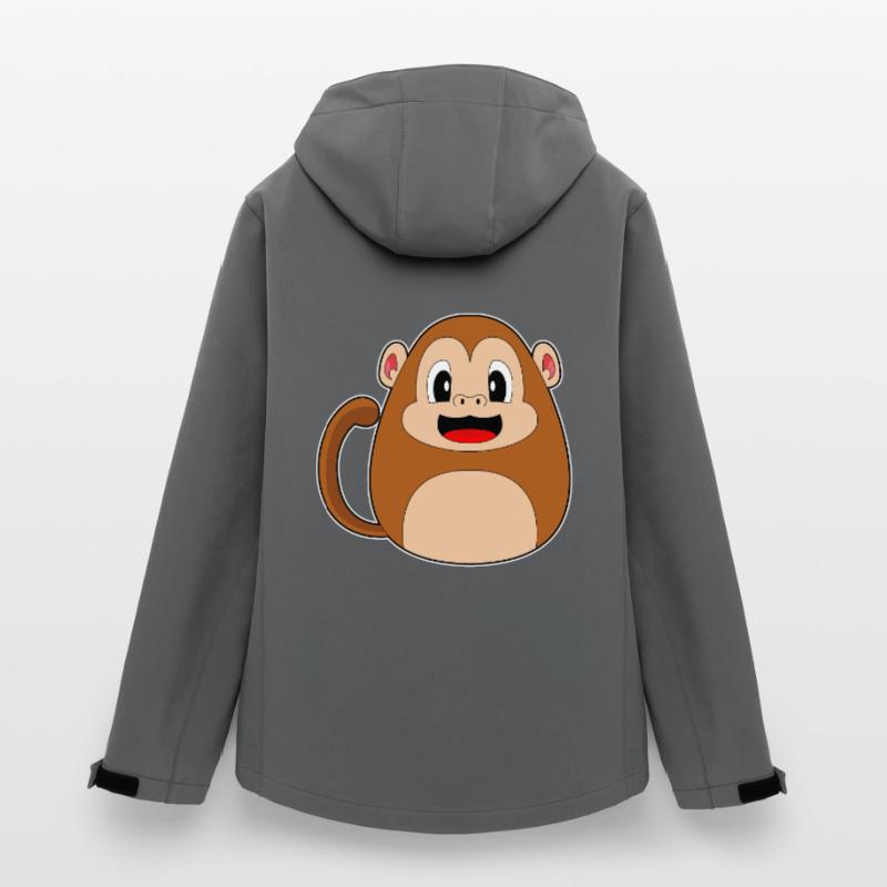 Monkey Easter Easter Egg Women’s Recycled Softshell Jacket by Stanley/Stella