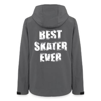 Best Skater Ever - Frauen Recycelte Softshelljacke von Stanley/Stella - Anthrazit - Hinten - AI Model Female 172 light (172cm)