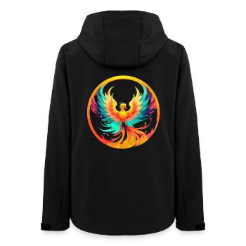 Phoenix Phönix - Veste softshell femme recyclée Stanley/Stella - noir - Dos - AI Model Female 172 light (172cm)