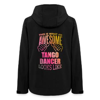 Tango - Women’s Recycled Softshell Jacket by Stanley/Stella - black - Back - AI Model Female 172 light (172cm)