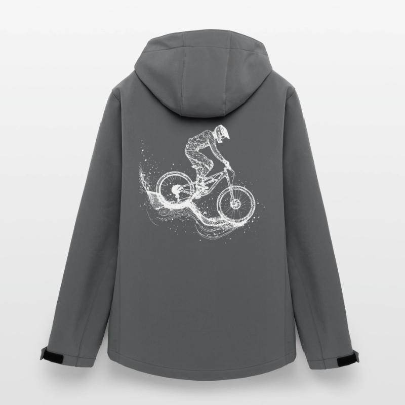 Dessin VTT Veste softshell femme recyclée Stanley/Stella