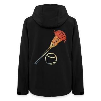 Lacrosse Vintage Look - Women’s Recycled Softshell Jacket by Stanley/Stella - black - Back - AI Model Female 172 light (172cm)