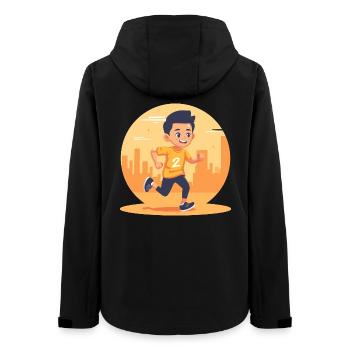 Graphique Marathon Boy - Veste softshell femme recyclée Stanley/Stella - noir - Dos - AI Model Female 172 light (172cm)