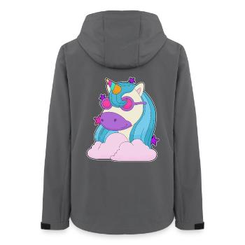 Nuages de licorne - Veste softshell femme recyclée Stanley/Stella - charbon - Dos - AI Model Female 172 light (172cm)