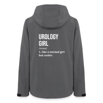 Urology - Women’s Recycled Softshell Jacket by Stanley/Stella - anthracite - Back - AI Model Female 172 light (172cm)