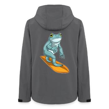 Surf Surf Surf Summer - Veste softshell femme recyclée Stanley/Stella - charbon - Dos - AI Model Female 172 light (172cm)
