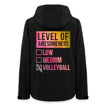 volley-ball - Veste softshell femme recyclée Stanley/Stella - noir - Dos - AI Model Female 172 light (172cm)