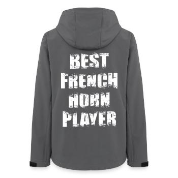 Meilleur corniste français - Veste softshell femme recyclée Stanley/Stella - charbon - Dos - AI Model Female 172 light (172cm)